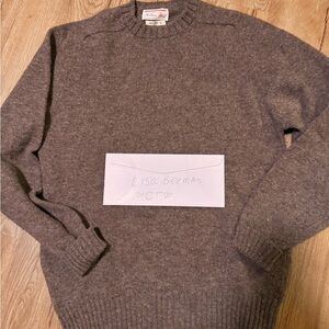 Classic Crewneck Sweater in Brown